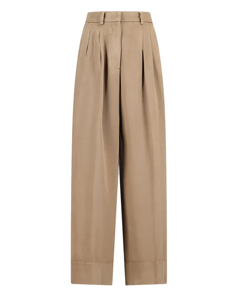 PT TORINO Plissierte Hose - Nude Nude