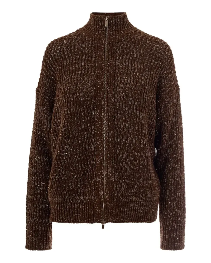 Max Mara sequin-embellished cardigan - Braun Braun