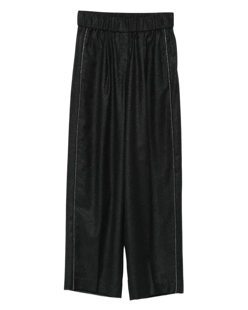 Peserico Hose mit Streifen - Grau Grau