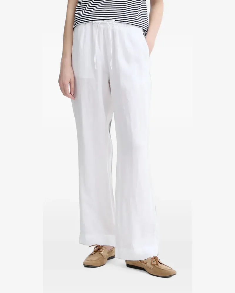 Marc O'Polo drawstring wide-leg trousers - Weiß Weiß