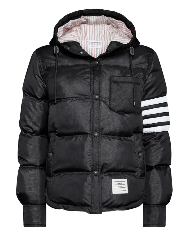 Thom Browne Oversized-Sportjacke mit Streifen - Grau Grau