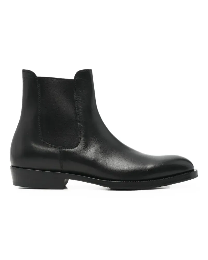 CENERE GB leather Chelsea boots - Schwarz Schwarz