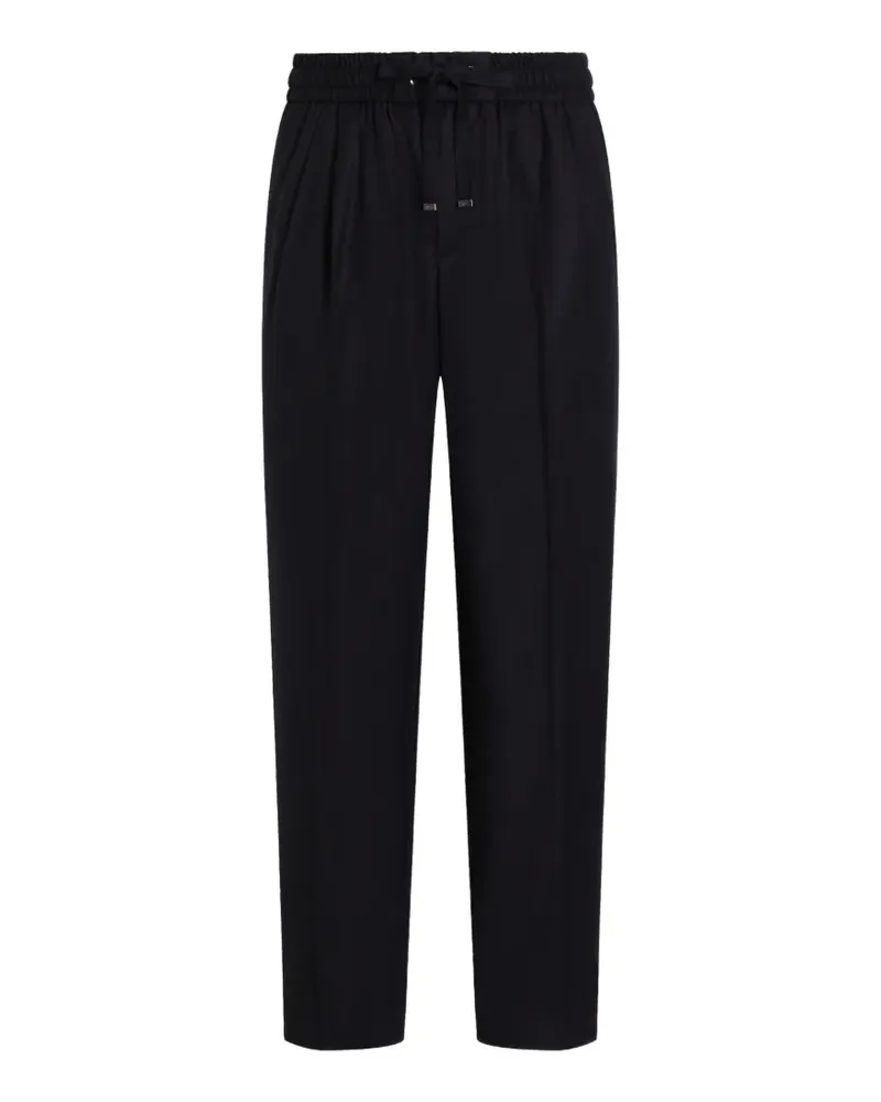 Dolce & Gabbana Jogginghose aus Flanell - Blau Blau