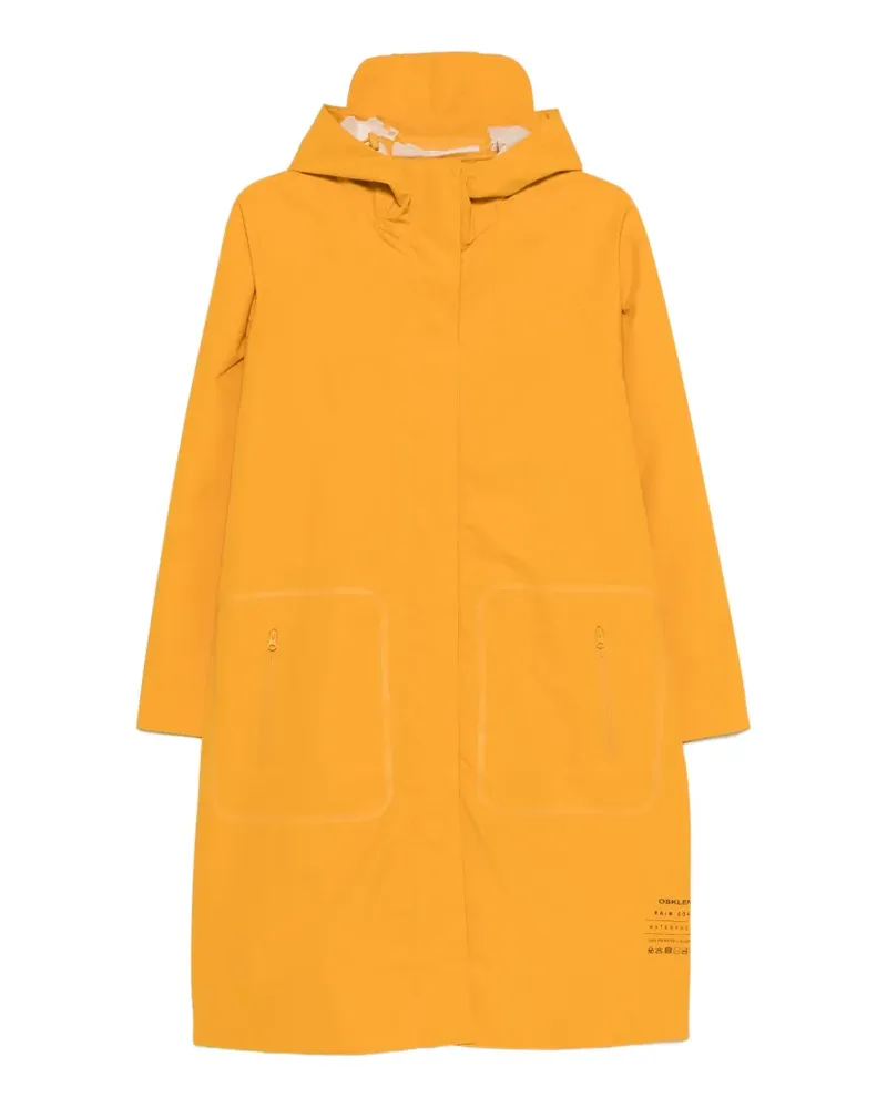 Osklen hooded rain coat - Gelb Gelb