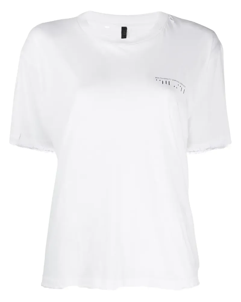 Unravel T-Shirt mit Print - Weiß Weiß