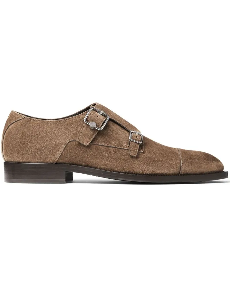 Jimmy Choo Finnion Monk-Schuhe - Braun Braun