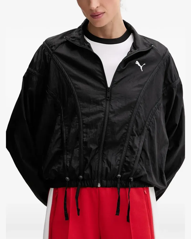 Puma Gewebte Dare To Oversized-Jacke - Schwarz Schwarz
