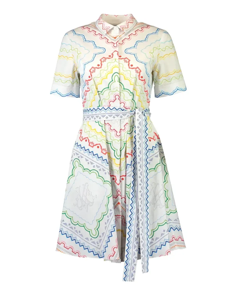 Mary Katrantzou Chima geometric-print mini dress - Weiß Weiß