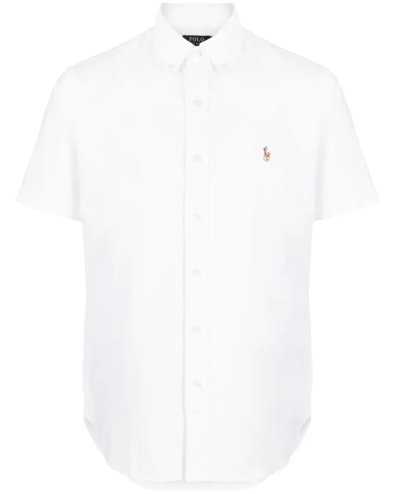Ralph Lauren Hemd mit Polo Pony-Stickerei - Weiß Weiß
