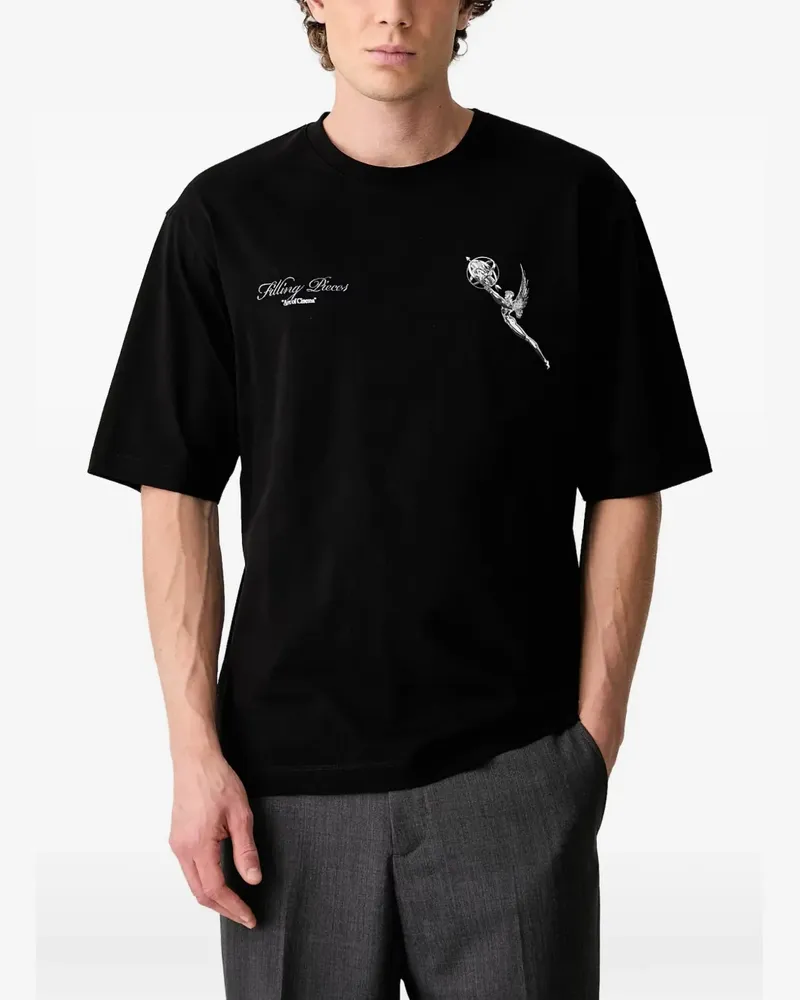 Filling Pieces graphic-print T-shirt - Schwarz Schwarz