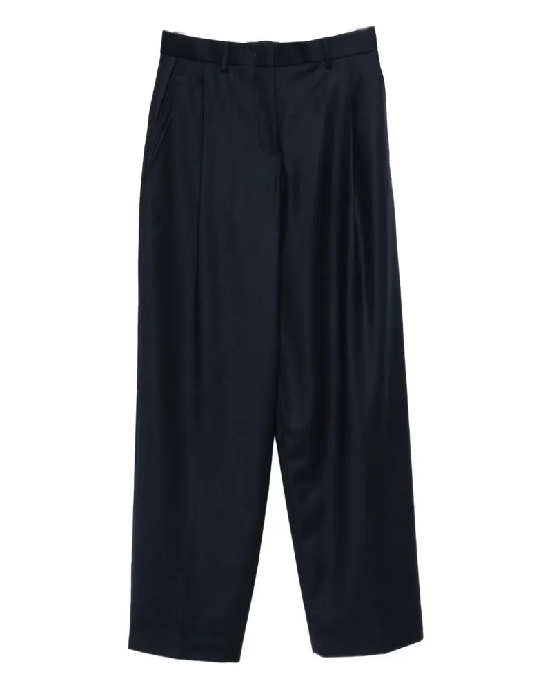 Paul Smith Bundfaltenhose mit verdecktem Verschluss - Blau Blau