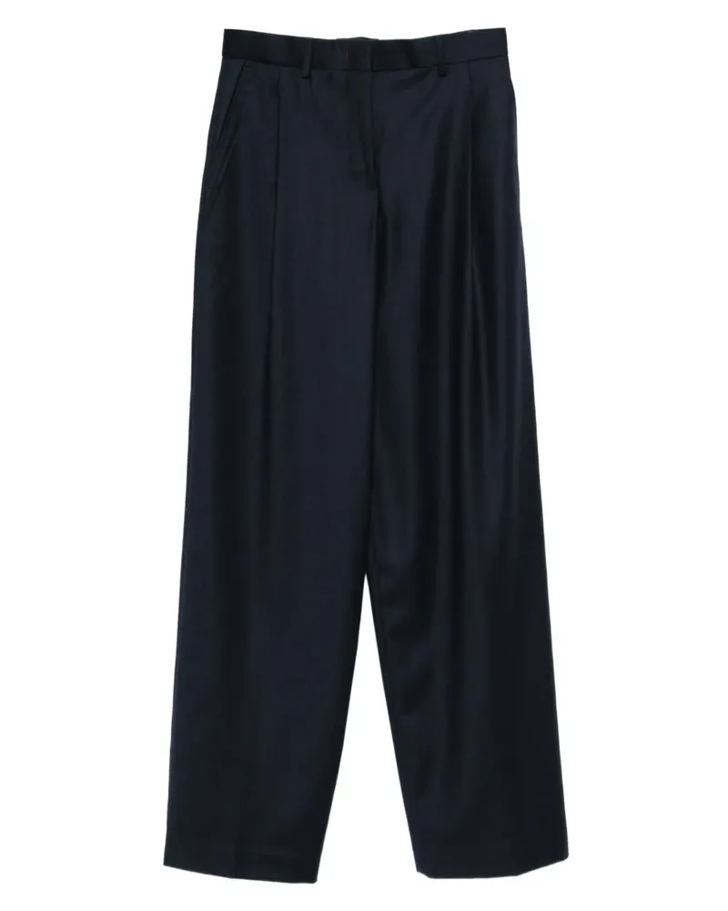 Paul Smith Bundfaltenhose mit verdecktem Verschluss - Blau Blau