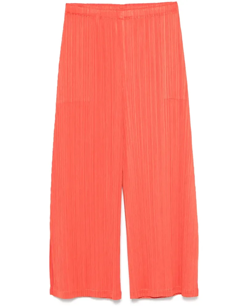 Issey Miyake Hose mit Bundfalten - Orange Orange
