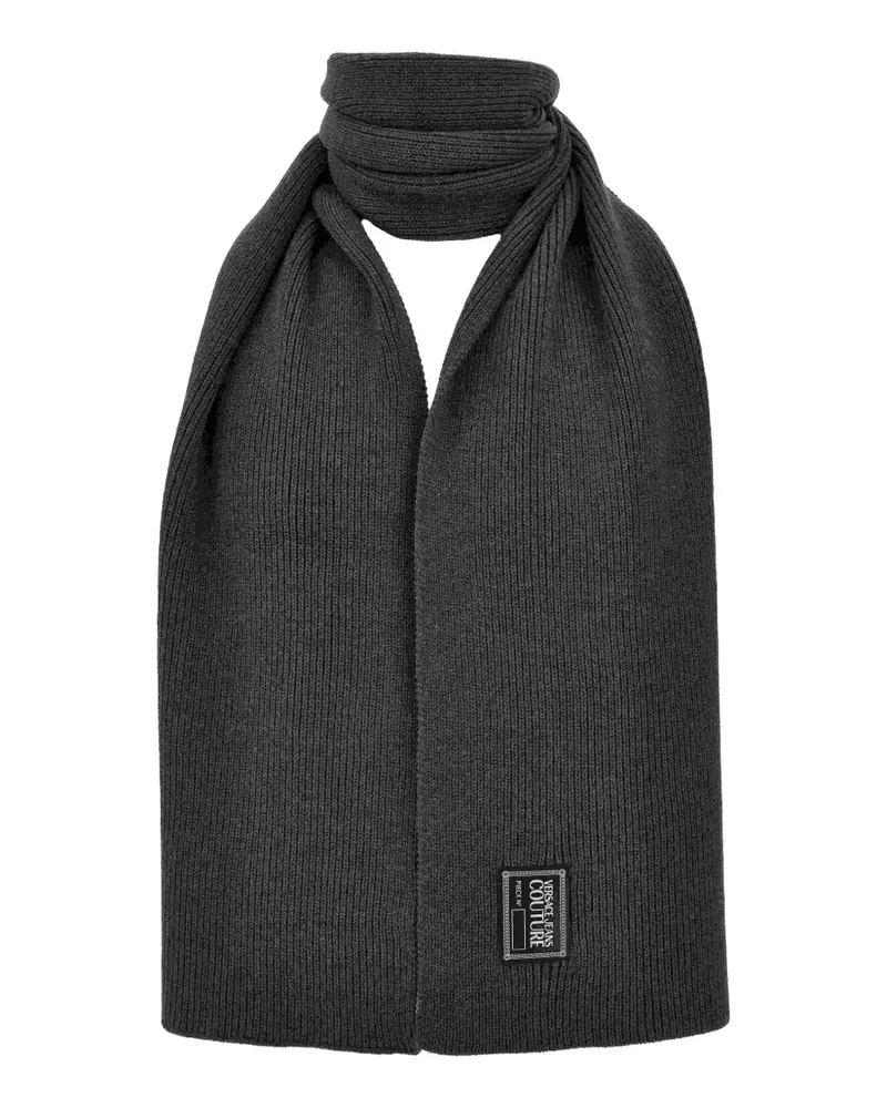 Versace Jeans Gerippter Schal - Grau Grau