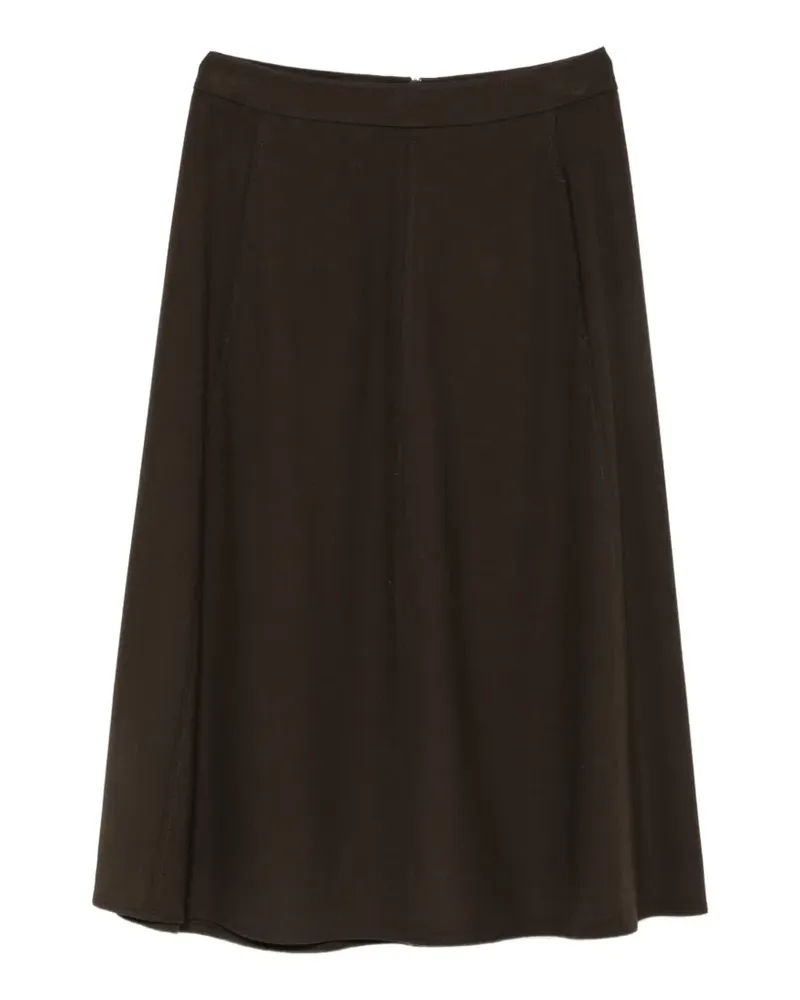 Marc O'Polo A-line midi skirt - Braun Braun