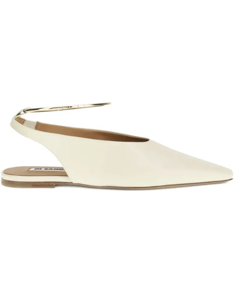 Jil Sander Ring Ballerinas - Nude Nude