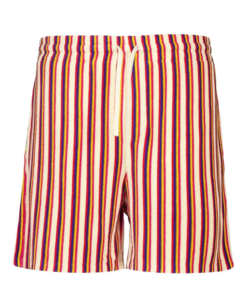 Valentino Garavani Gestreifte Shorts mit VLogo - Orange Orange