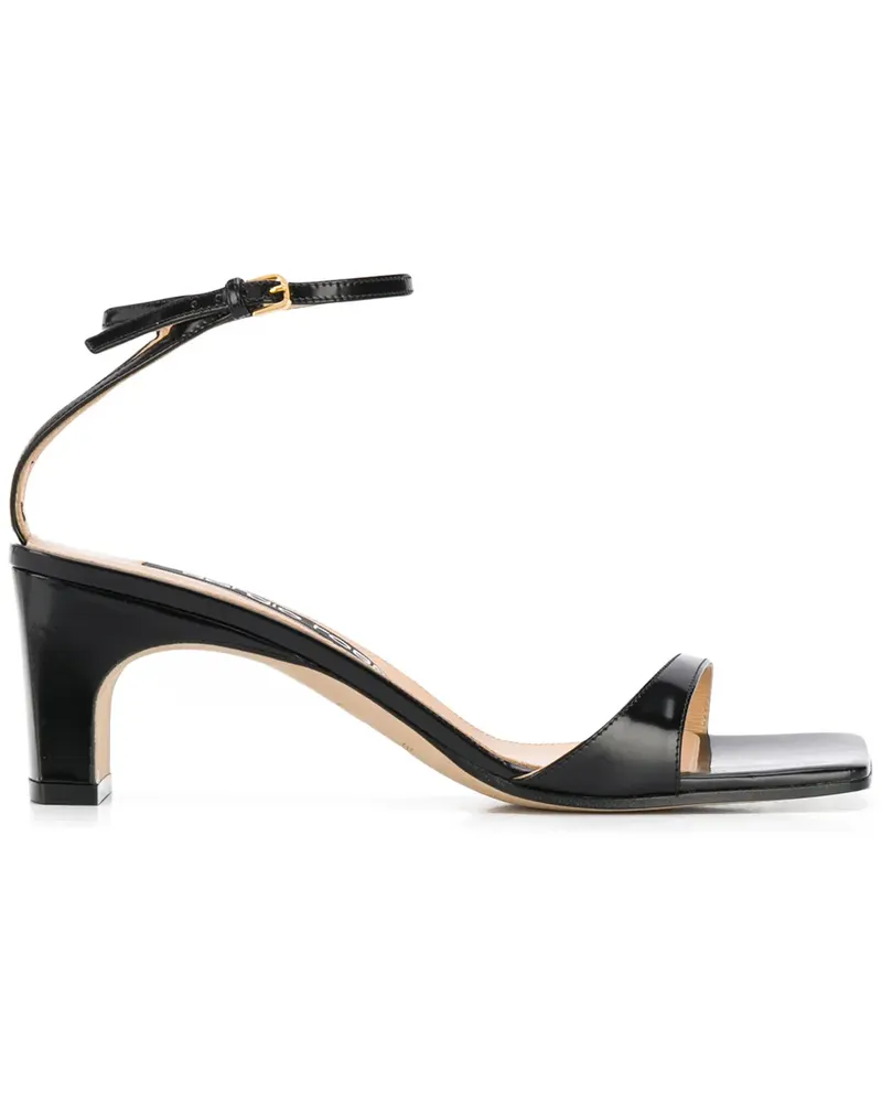Sergio Rossi SR1' Sandalen - Schwarz Schwarz