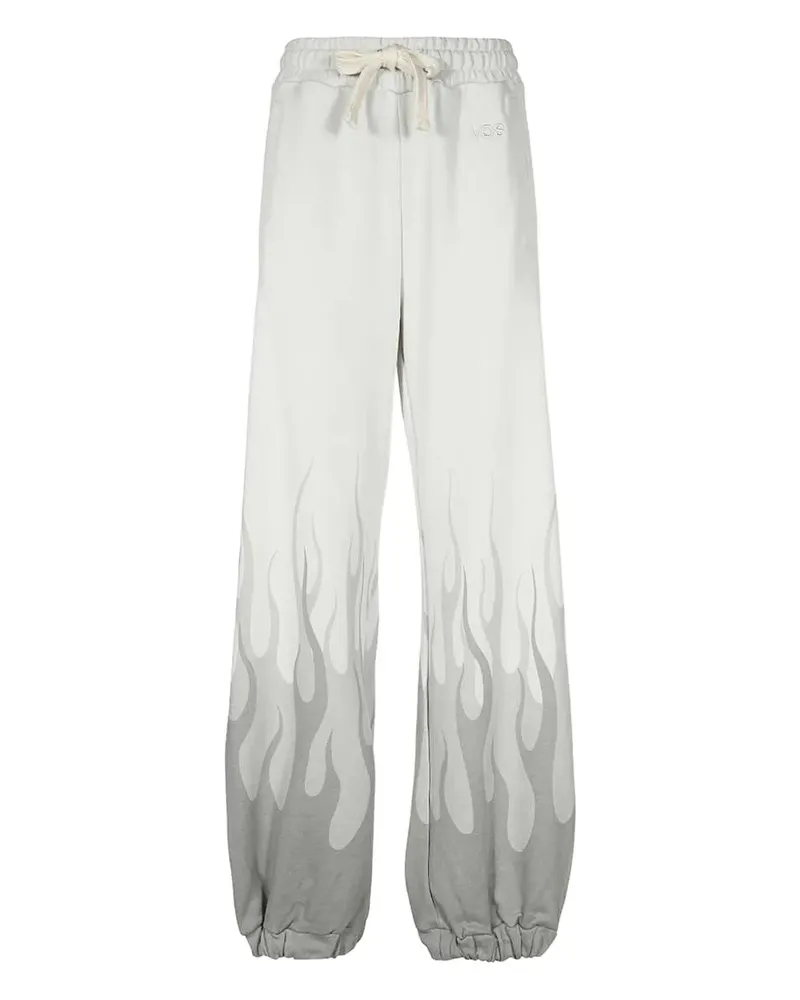 Vision Of Super flame-print drawstring trousers - Grau Grau