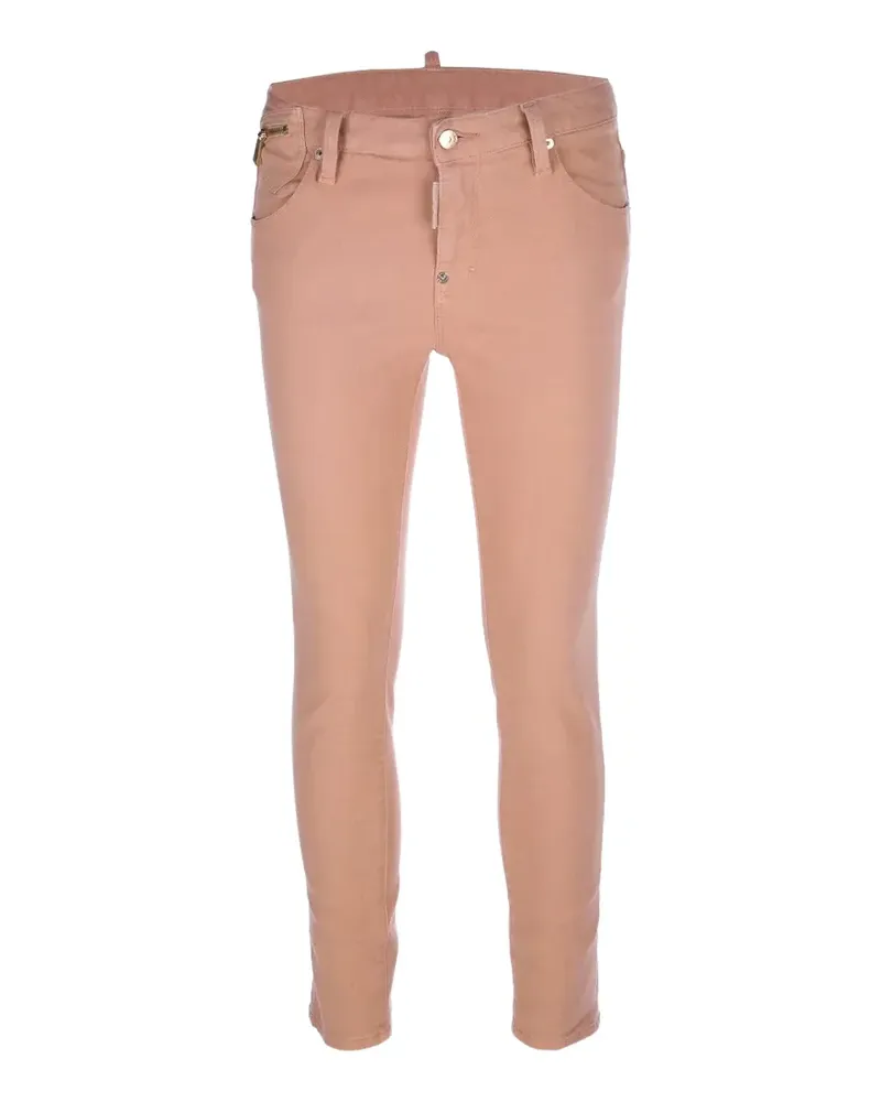 Dsquared2 Skinny-Jeans mit Logo-Patch - Rosa Rosa