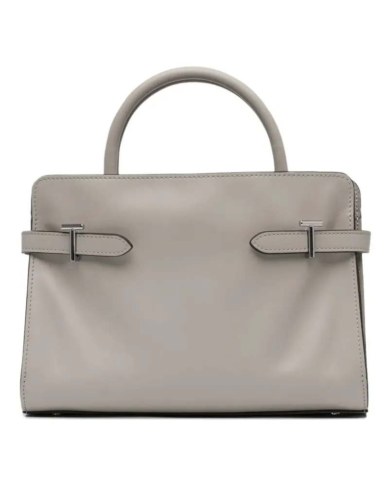 Le Tanneur Tote Bag mit Schnalle - Grau Grau