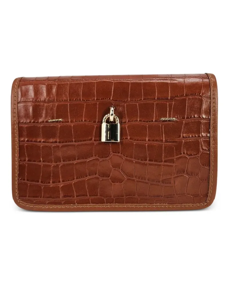 MADISON.MAISON Moc Croc crossbody bag - Braun Braun