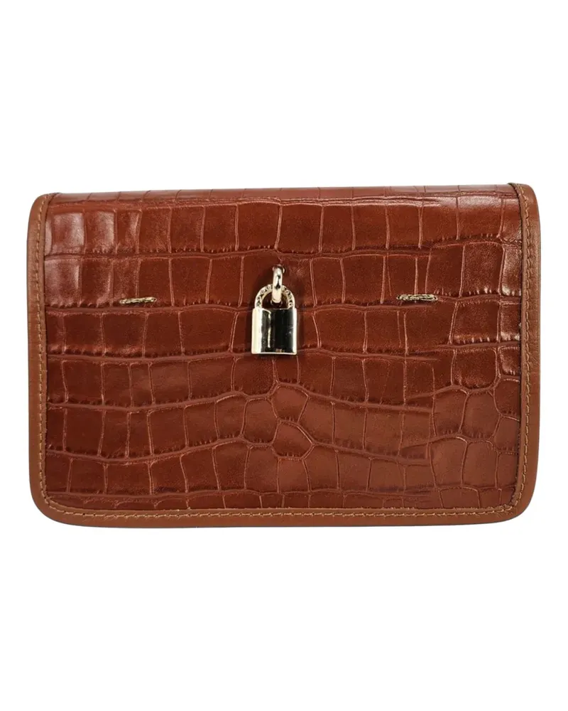 MADISON.MAISON Moc Croc crossbody bag - Braun Braun
