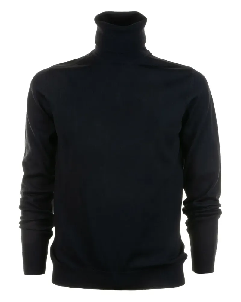 Alpha Studio turtleneck sweater - Schwarz Schwarz