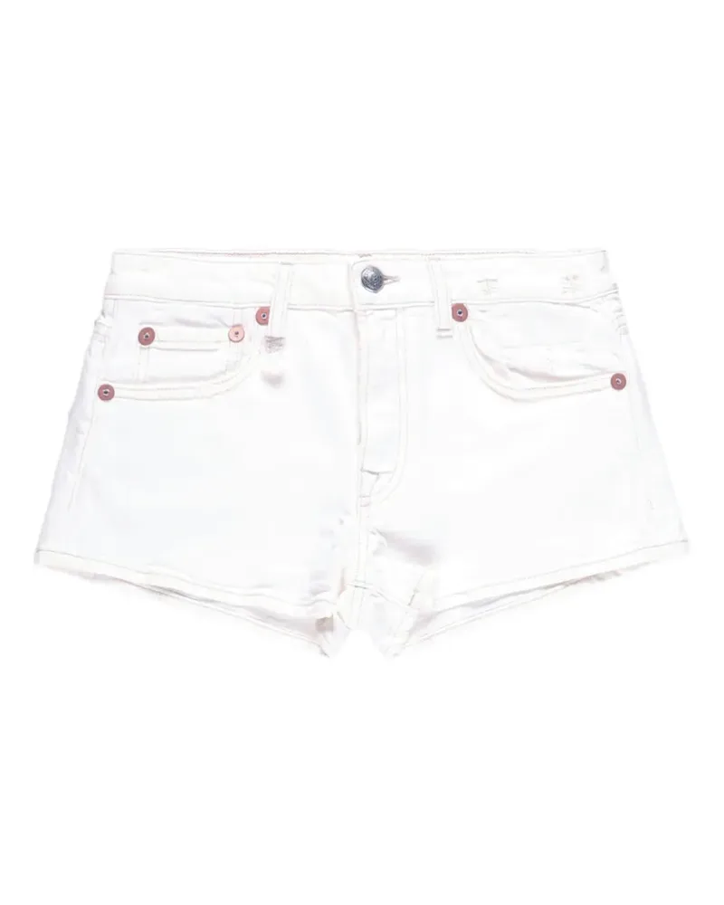 R13 Effie denim shorts - Weiß Weiß