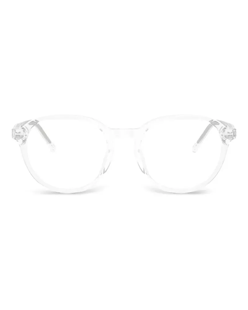 Dolce & Gabbana Brille mit rundem Gestell - Weiß Weiß