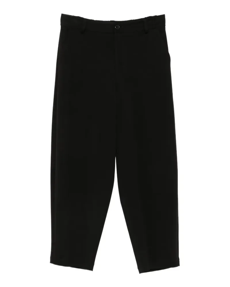 Please cropped trousers - Schwarz Schwarz