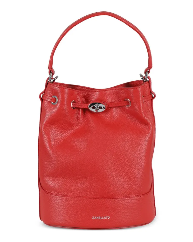 Zanellato Beuteltasche mit Drehverschluss - Rot Rot