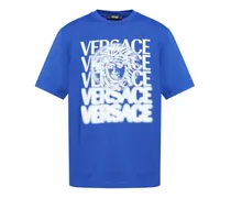 Medusa Medallion T-Shirt - Blau