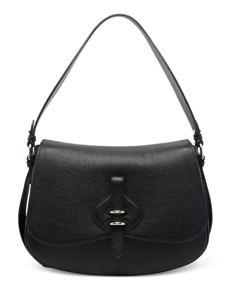 Coccinelle Mavery leather shoulder bag - Schwarz Schwarz