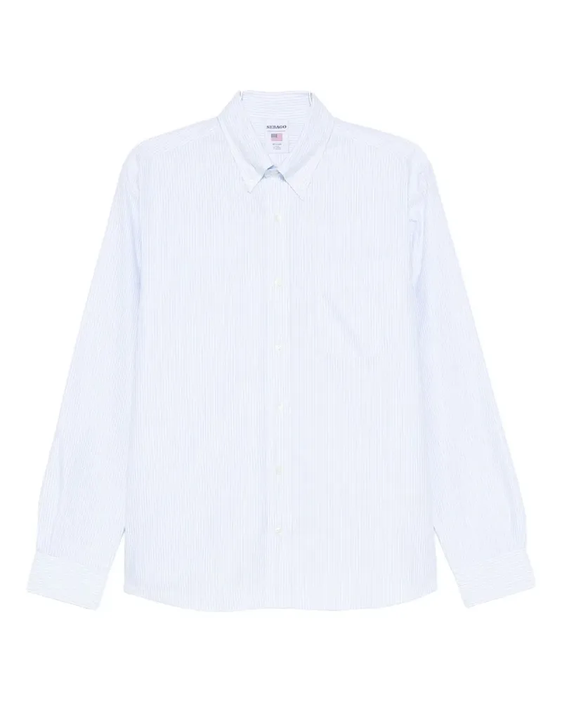 Sebago striped long-sleeve shirt - Weiß Weiß