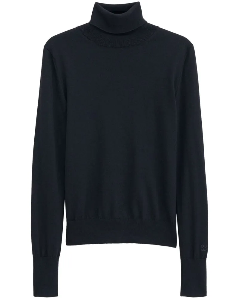 Filippa K Pullover mit Stehkragen - Schwarz Schwarz