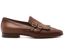 Loafer mit Fransen - Braun