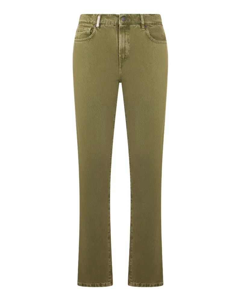 Moschino button-up straight-leg jeans - Grün Grün