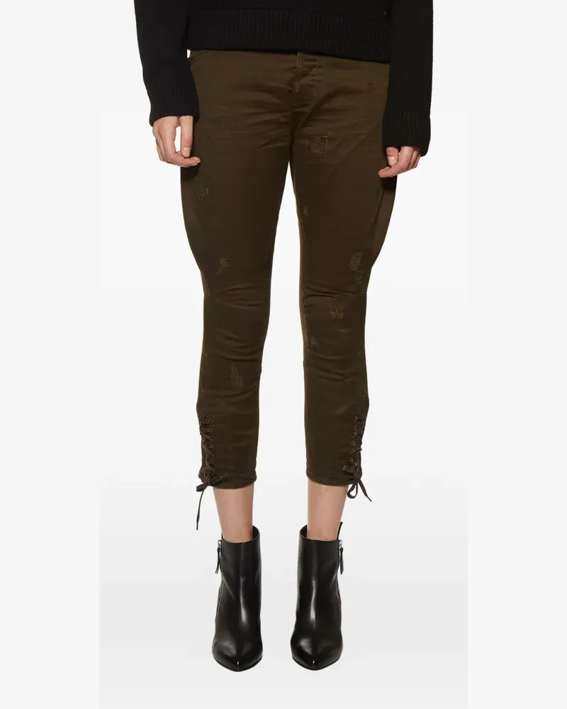 Dsquared2 distressed trousers - Grün Grün