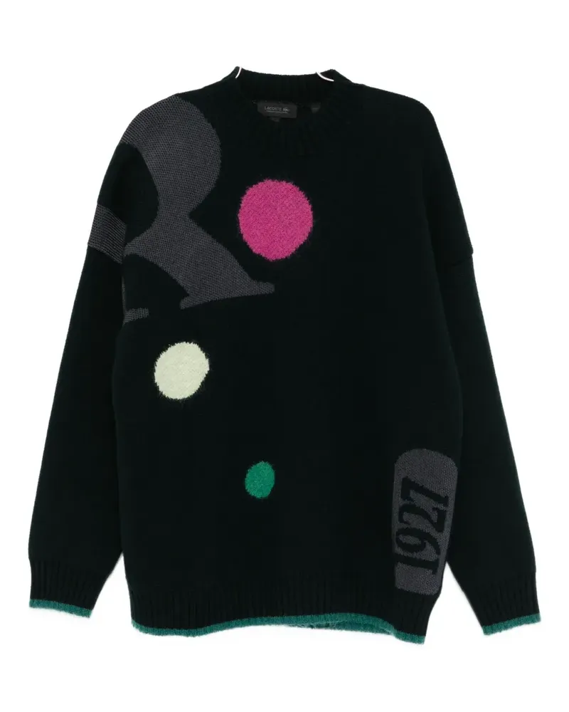 Lacoste Pullover mit Jacquard - Grün Grün