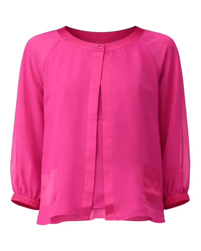 Emporio Armani patch-pocket blouse - Rosa Rosa