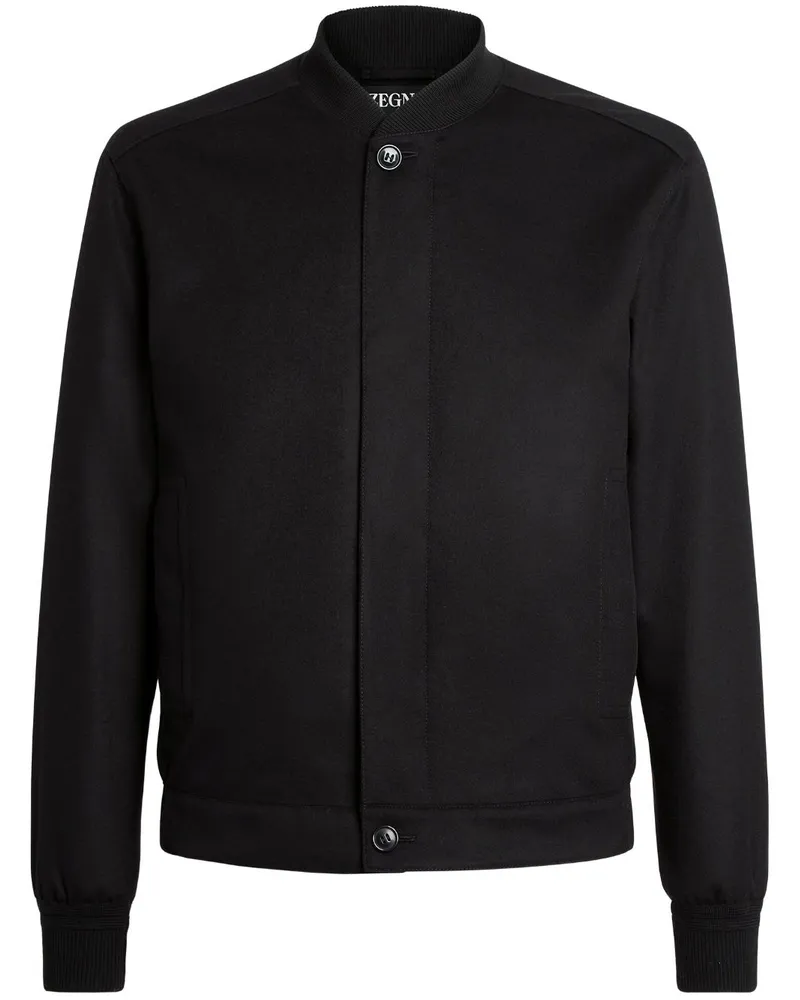 Ermenegildo Zegna Oasi Bomberjacke aus Kaschmir - Schwarz Schwarz