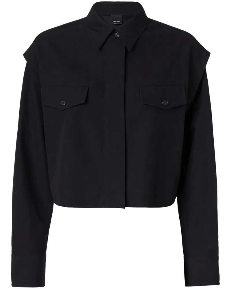 Pinko Fioriera Hemd - Schwarz Schwarz
