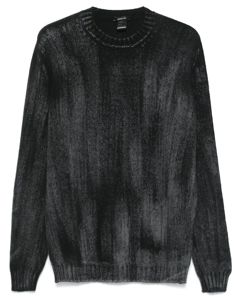 Avant Toi Klassischer Kaschmirpullover - Schwarz Schwarz