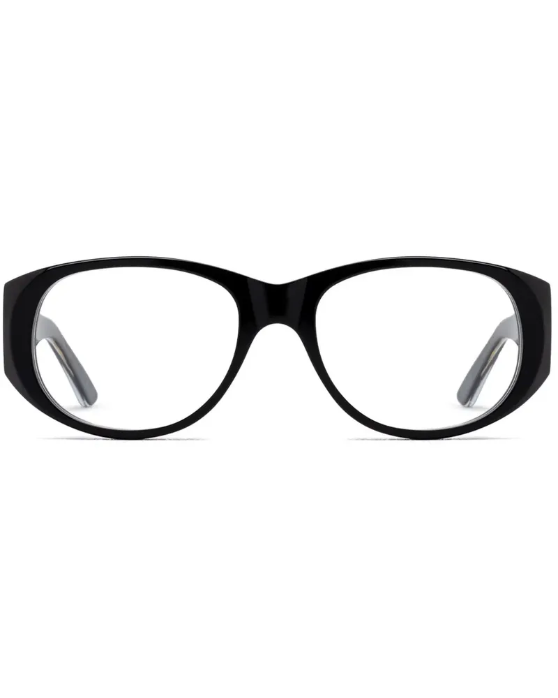 Marni Brille mit Oversized-Gestell - Schwarz Schwarz