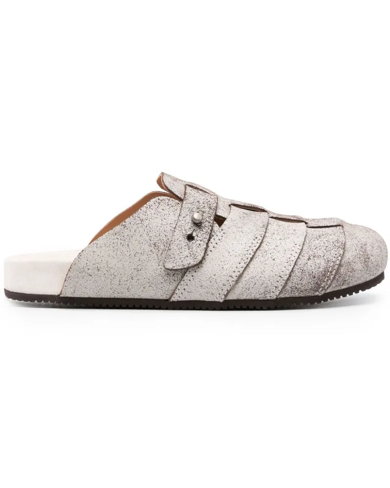 Buttero Slipper mit runder Kappe - Nude Nude