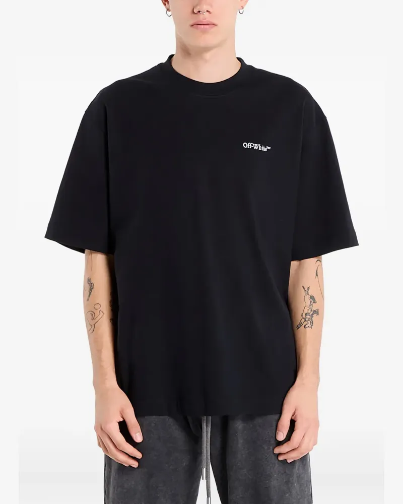 OFF-WHITE graphic-print T-shirt - Schwarz Schwarz