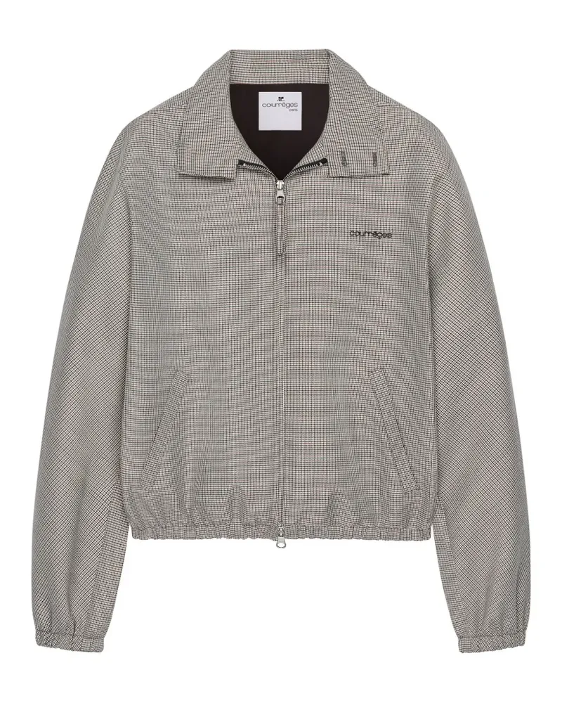Courrèges Jacke mit Reißverschlussmuster - Nude Nude