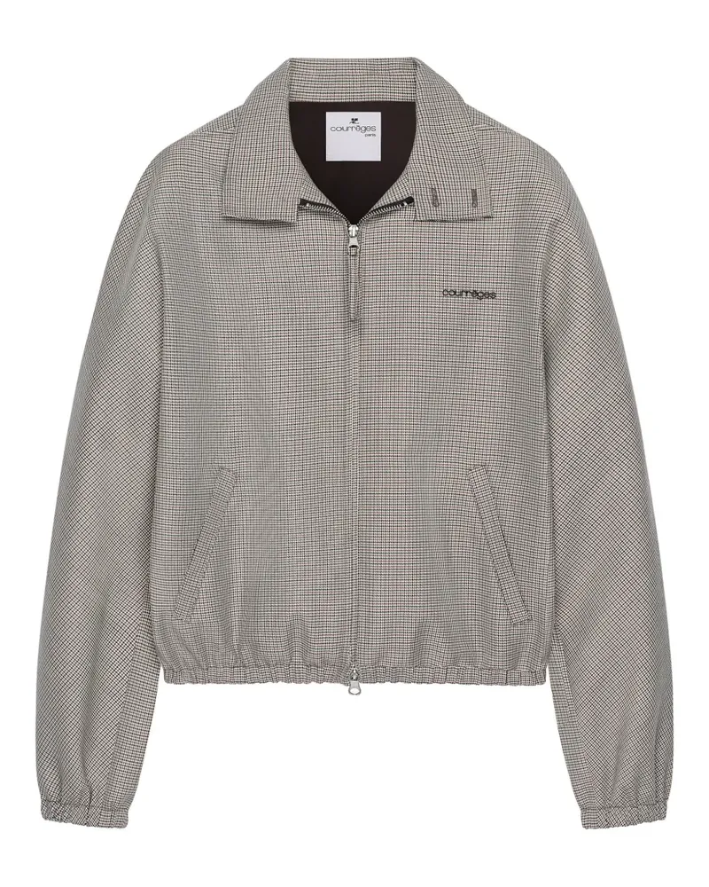 Courrèges Jacke mit Reißverschlussmuster - Nude Nude