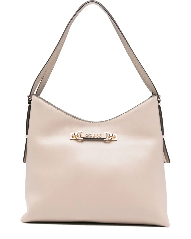 Guess Lefia Schultertasche - Nude Nude